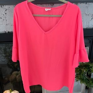 BiBi women’s blouse bright pink